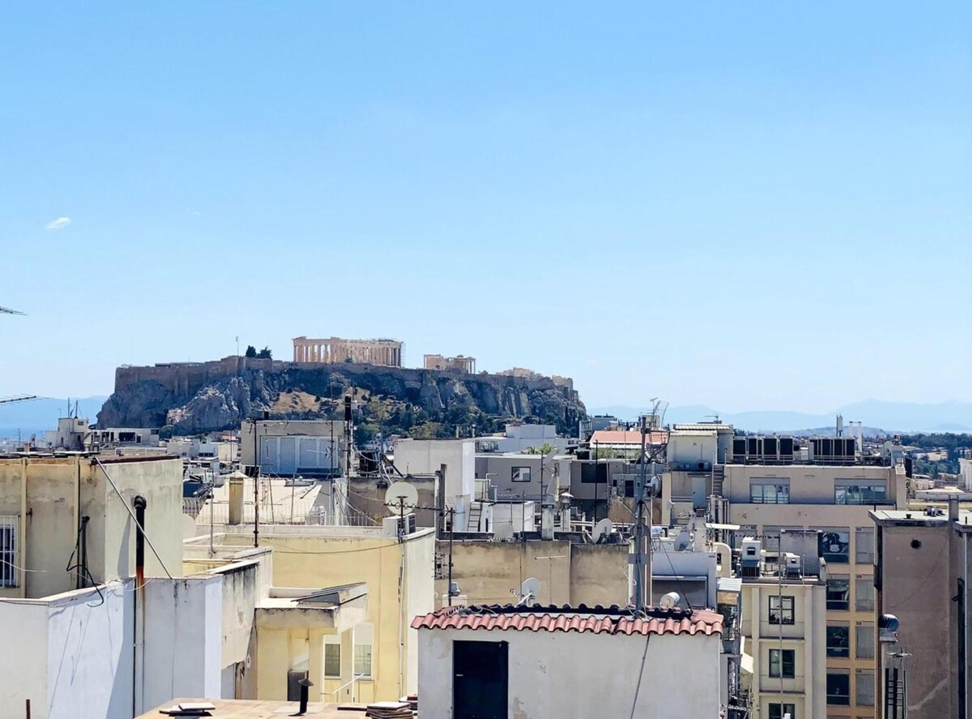 200Mbps Wifi - Penthouse With Acropolis View Apartment Athens Exterior photo